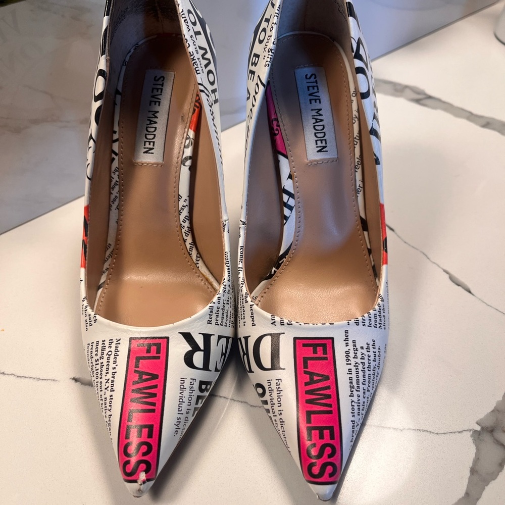 Steve Madden Women's Flawless Print Heels